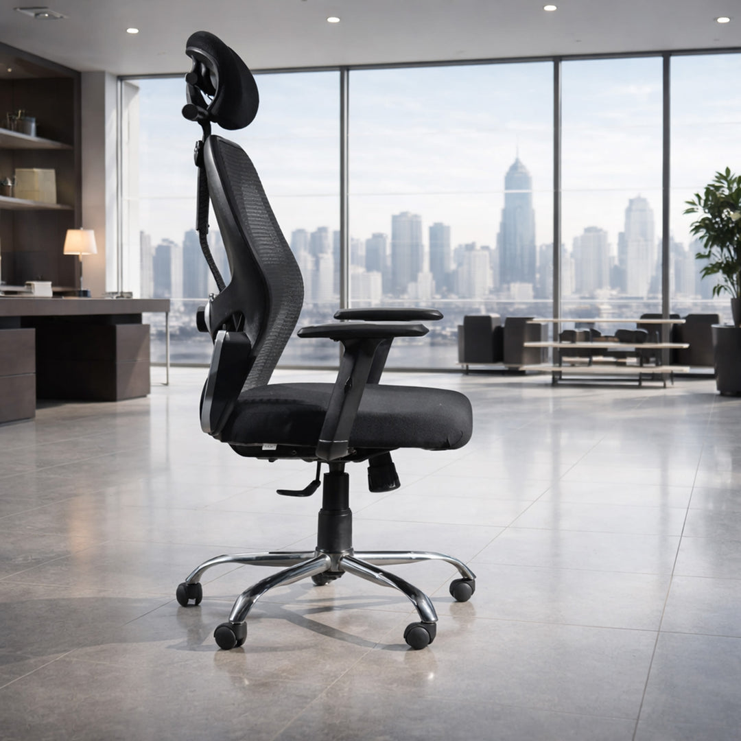 Mesh Back Black Office Chair