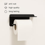 Load image into Gallery viewer, Steel Wall-Mounted Toilet Paper Holder – Black