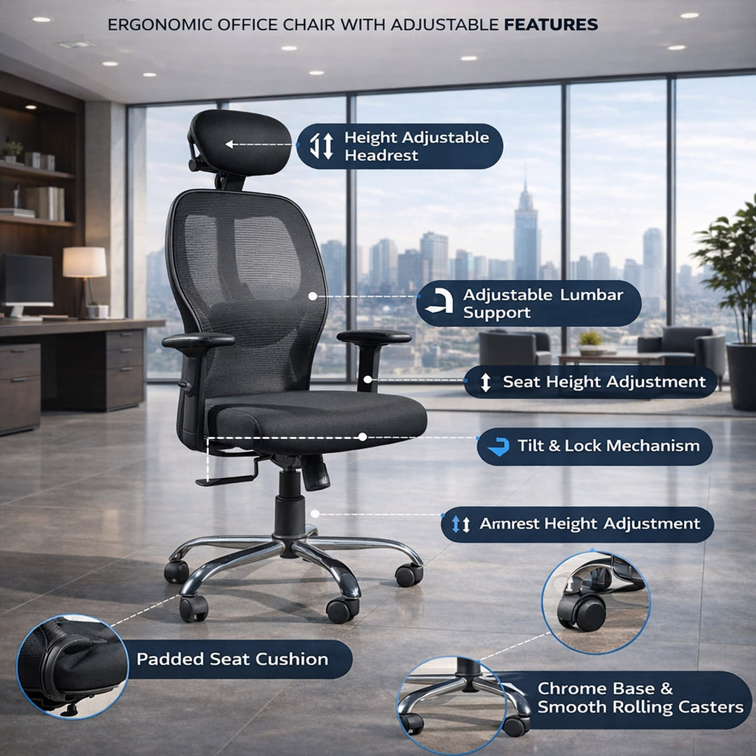 High-Back Executive Office Chair
