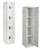Load image into Gallery viewer, Grey Adjustable Shelf Almirah